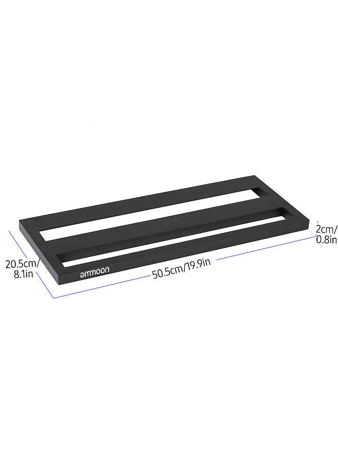 ammoon DB-2 Guitar Pedal Board Aluminum Alloy Pedalboard Set with Carrying Bag Tapes Strap - Image 3
