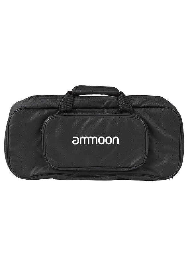 ammoon DB-2 Guitar Pedal Board Aluminum Alloy Pedalboard Set with Carrying Bag Tapes Strap - Image 4