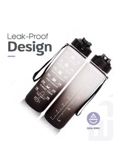 S2C Water Bottles 1L with Times to Drink and Straw, Motivational Water Bottle for kids Leakproof Drinking Sports Water Bottle for Fitness, Gym & Outdoor  - Image 3