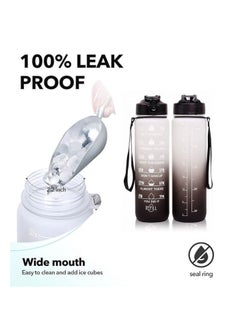 S2C Water Bottles 1L with Times to Drink and Straw, Motivational Water Bottle for kids Leakproof Drinking Sports Water Bottle for Fitness, Gym & Outdoor  - Image 4