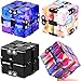 IGINOA 4 Packs Infinity Cube Toy Stress Relieving Game for Kids and AdultsCute Mini Unique Gadget Anxiety Relief Kill Time Magic Puzzle Flip ADD ADHD Killing - Image 2