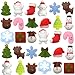 VOVEA Christmas Squishies Mochi Squishy Toys 30 PCS Christmas Toys for Kids Christmas Party Favors Stocking Stuffers Gifts Christmas Goodie Bag Stuffers Stress Reliever Toy Pack - Image 2