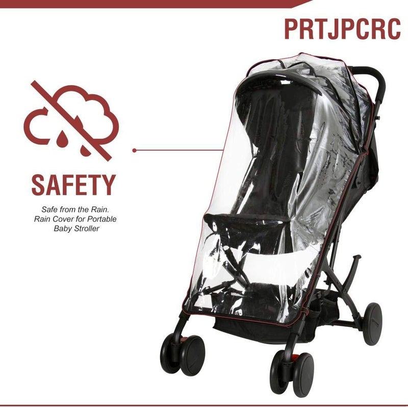 Jovial Breathable Stroller Rain Protective Cover  for Jovial JPC18BK JPC18BL and JPC18RD Portable Baby Strollers  Jovial PRTJPCRC - Image 3