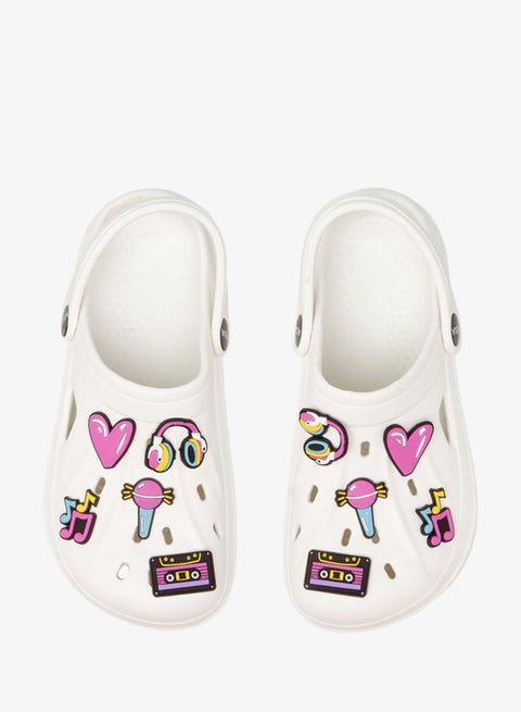 Girls Jibbitz Accent Clogs