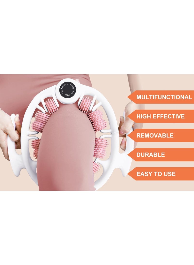 جورفنت بكرة تدليك السيلوليت - جهاز تدليك مضاد للسيلوليت بمقبض أسطواني قابل للإزالة للفخذين والساقين والأرداف - أداة تدليك اللفافة لتصريف الجهاز اللمفاوي وعلاج الأنسجة العميقة - Image 5
