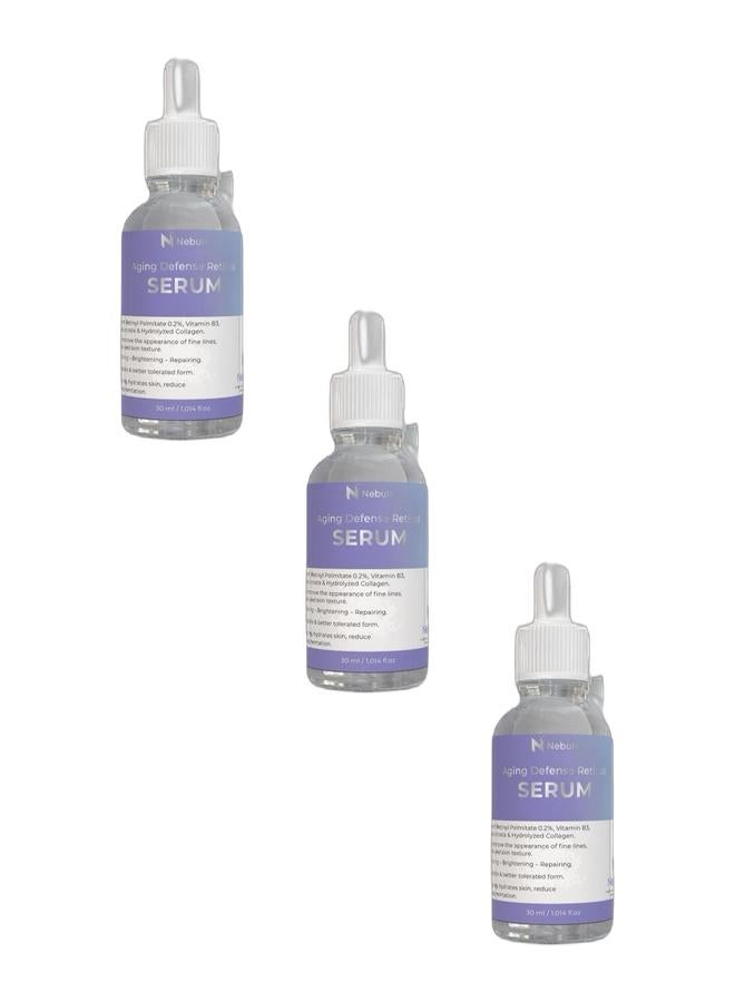 Nebula aging defense Retinol serum 30 ml 3 Bundle