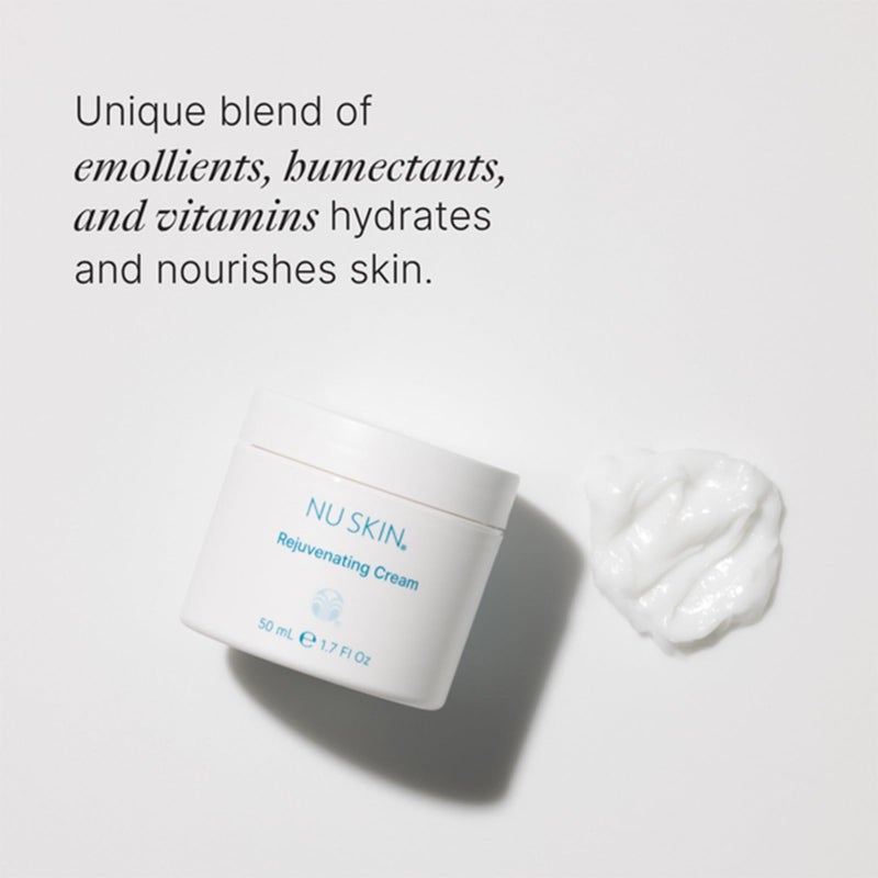 Nu Skin Rejuvenating Cream | Expertly Formulated Moisturizer for Dry Skin, Infused with Hyaluronic Acid, Nourishing Vitamins, and Unique Moisture-Binding Technology | 1.7 Fl Oz | 1 Pack - Image 2
