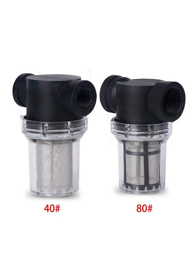 دينبيتيك 1 قطعة مصفاة شبكية داخلية بطول 1 بوصة لمضخة المياه وفلتر خط الأنابيب عالي التدفق ومصفاة واجهة الحديقة (الحجم: 80 شبكة) - Image 5