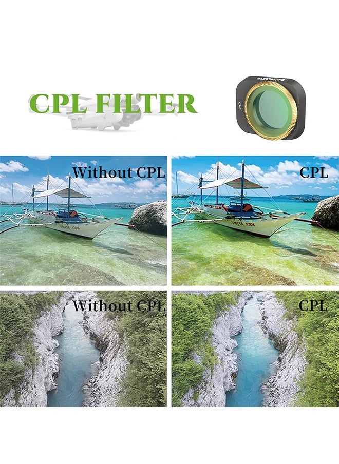 Sunnylife - SUNNYLIFE Mini 3 Pro ND Filters Set,6Pc Filtes Set Mini 3 Pro Accessories 6-PC (MCUV,CPL,ND4,ND8,ND16,ND32).(6Pack Mixed sets) - Image 1