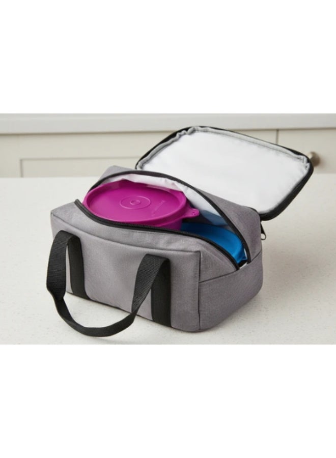توبروير طقم عبوات تخزين طعام "تابروير" (Tupperware) الأصلي من سلسلة "Executive Stax" - تصميم دائري صغير، محكم الغلق ومقاوم للانسكاب، سعة 140 مل (قطعتان) - متعدد الألوان. - Image 3