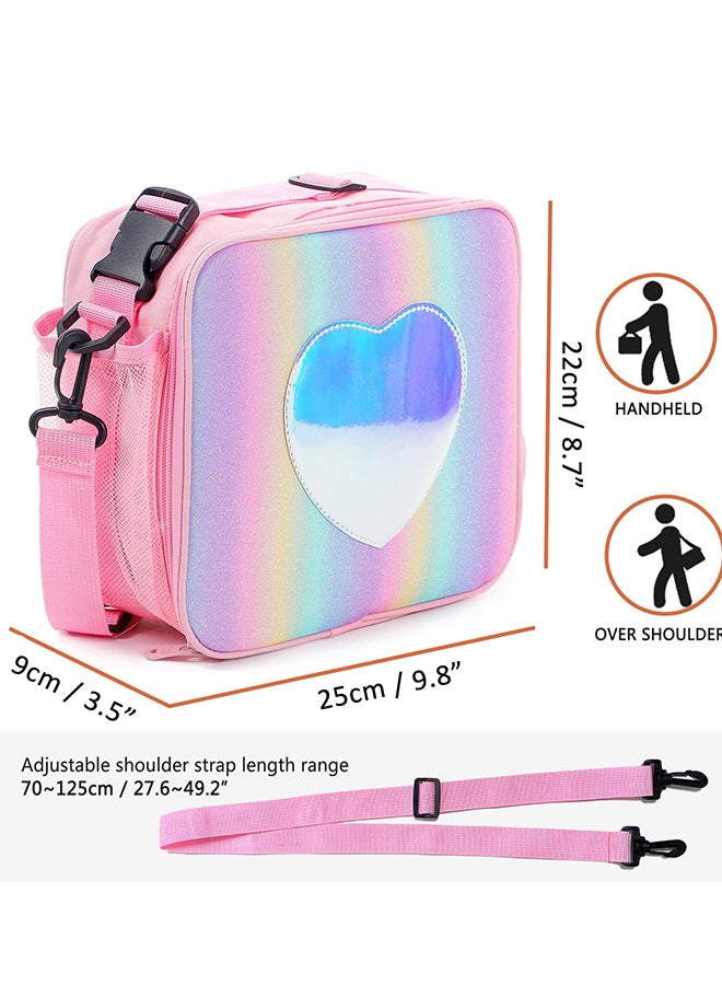 SYOSI Leakproof Insulated Lunch Reusable Insulated Bento Bag  - Image 2