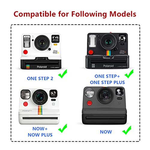 WOGOZAN Protective Case for Polaroid Now 2nd/3rd, Now+ Gen 2/3rd, I-Type, OneStep+, Onestep 2, Filp, Instant Film Camera - Hard Shell Camera Case with Adjustable Shoulder Strap (Black) (No Camera) - Image 3