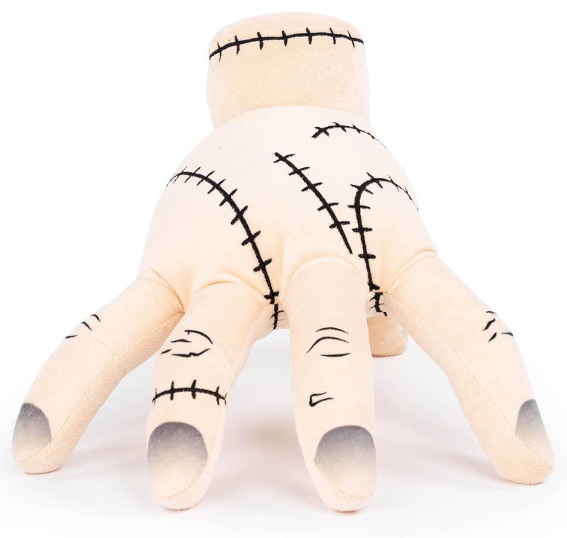 Jay Franco Wednesday The Addams Family Thing Hand Plush Pillow Buddy Super Soft Stuffed Character Pillow Polyester Microfiber 14 Inches - Image 2