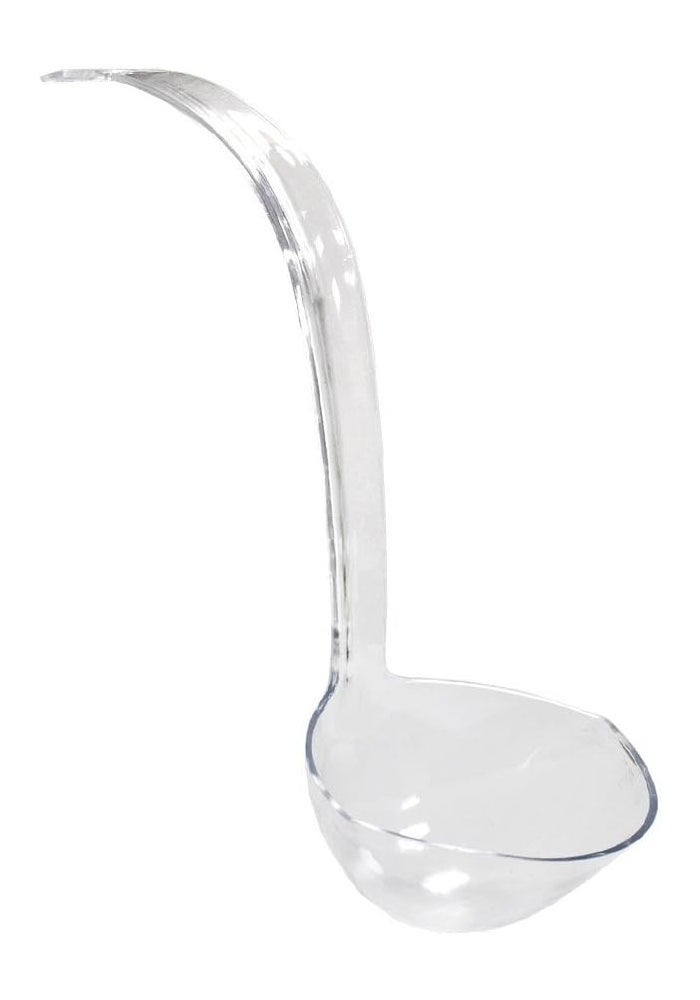 Regent 13.5in Clear Plastic Punch Bowl Ladle