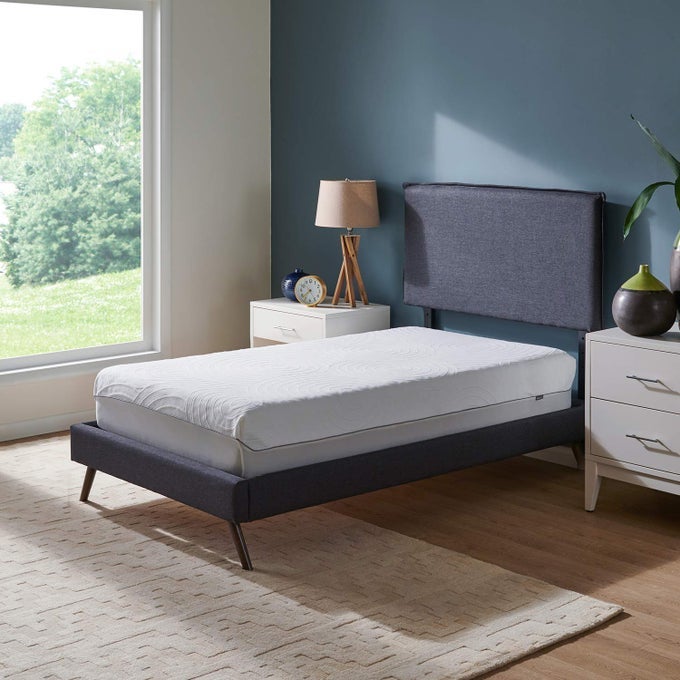 TEMPURPEDIC PROTECT WATERPROOF MATTRESS PROTECTOR TWIN WHITE