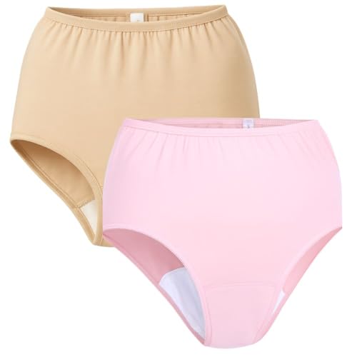 Wemyc Incontinence Underwear For Women I Washable & Reusable I For Medium Leaks I Adult Diaper I Bedwetting Panty (5XL) - Image 1