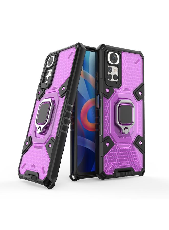 Case For Xiaomi Redmi Note 11 International Version Space PC+TPU Shockproof Phone Case with Ring Holder