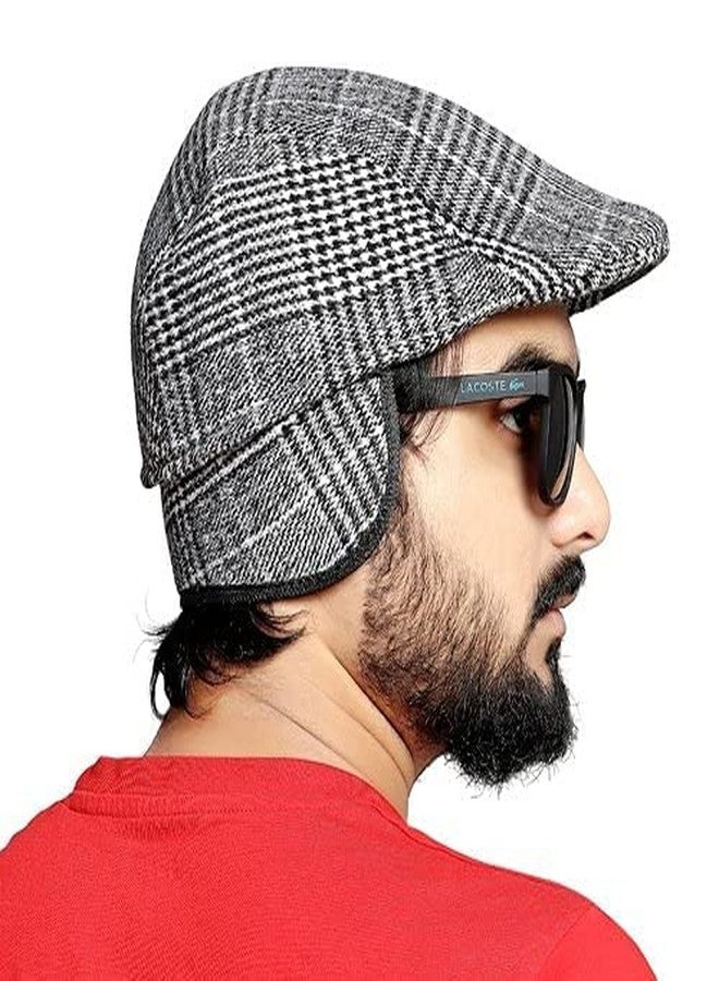 CLOTHERA قبعة فيدورا/تريلبي صيفية أنيقة من القش للرجال من كلوثيرا (قبعة جولف بنية اللون) - Image 5