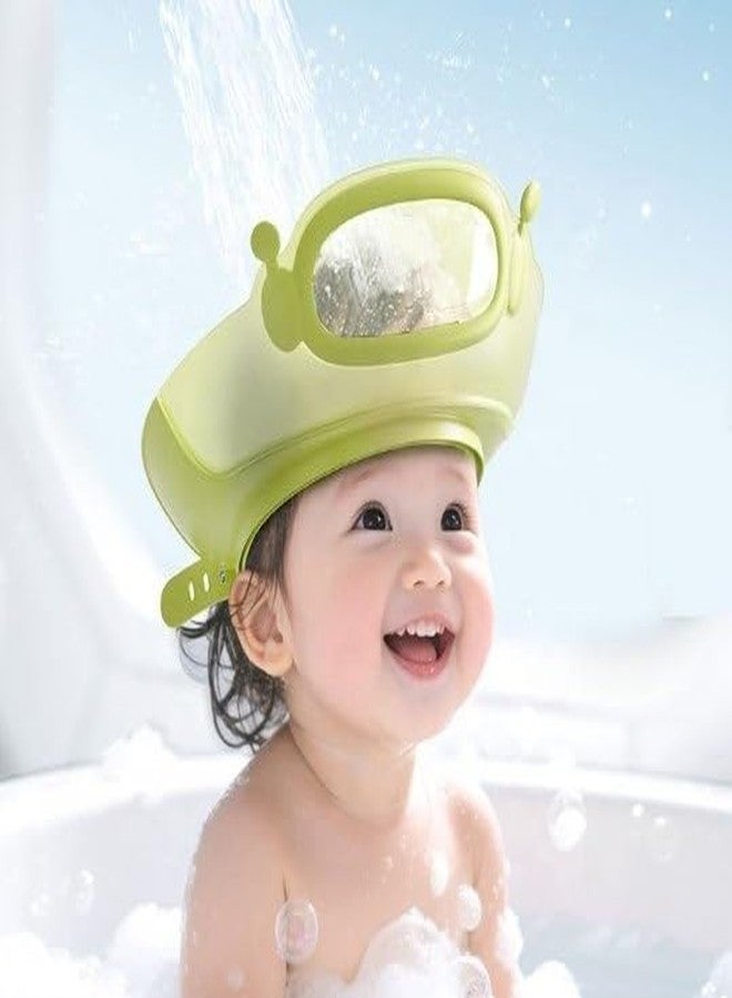 VishBin Goggles Shape Baby Shower Cap Baby Shower Cap, Kids Shower Cap, Eye and Ear Protection Visor Hat for 0-9 Years Old Kids, Cute Diving Goggles Shape Makes Baby Bathing More Comfortable - Image 1
