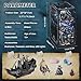 CCCDF Book Nook Kit 3D Wooden Puzzle for Adults Teen DIY Ocean Miniature Dollhouse Booknook Kit with Led Light and Dust Cover Song of The Sirens - Image 4