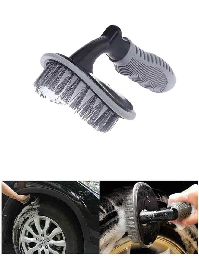 Happy Home Car Wheel Cleaning Brush, Non-Scratch Cleaning Tool for Car, Motorcycle, Bicycle Rim and Tire Washing Supplies - Image 1