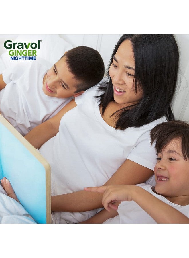 Gravol Gravol Ginger Nighttime Tablets for Upset Stomach & Nausea, 16ct with Melatonin  - Image 5