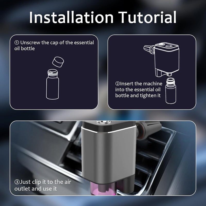 ExcellaElite Smart Car Air Freshener with 3 Aroma Modes - Image 5