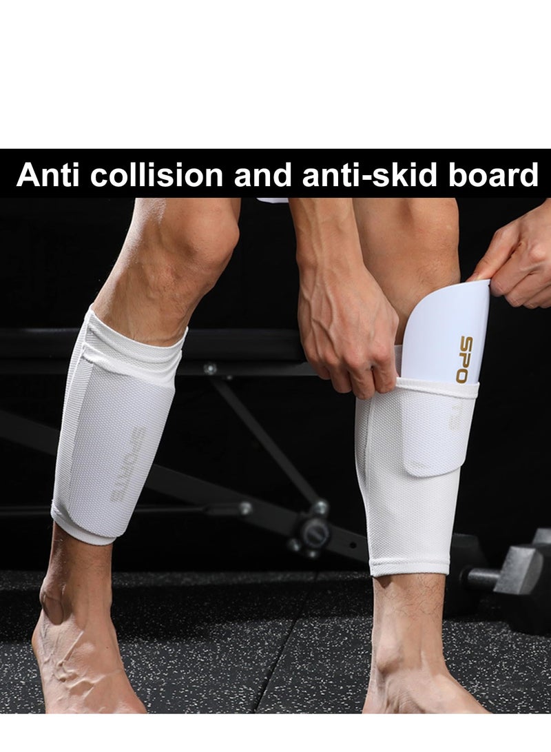 Cuken 3 Pieces Kids Shin Pads Socks Set, Football Leg Calf Protective Gear Set with Shin Pads, Football Socks & Shin Pad Sleeves, Shin Guards for Football Soccer Shin Guards Board with Socks - Image 4