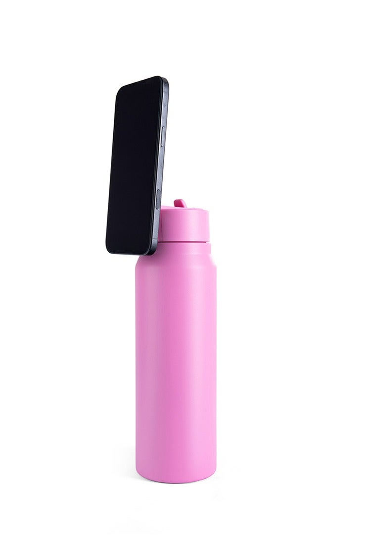 Tank Magnet, 1000ml, Hot Pink, Stainless Steel Bottle, insulated, Leakproof - Image 3