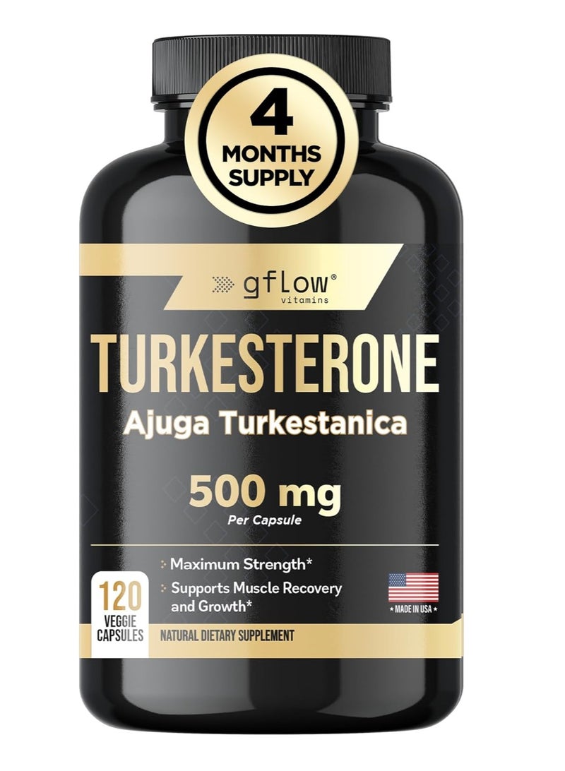 Turkesterone 500 Mg Similar To Ecdysterone Promotes Strength Endurance Muscle Growth Highly - Image 1