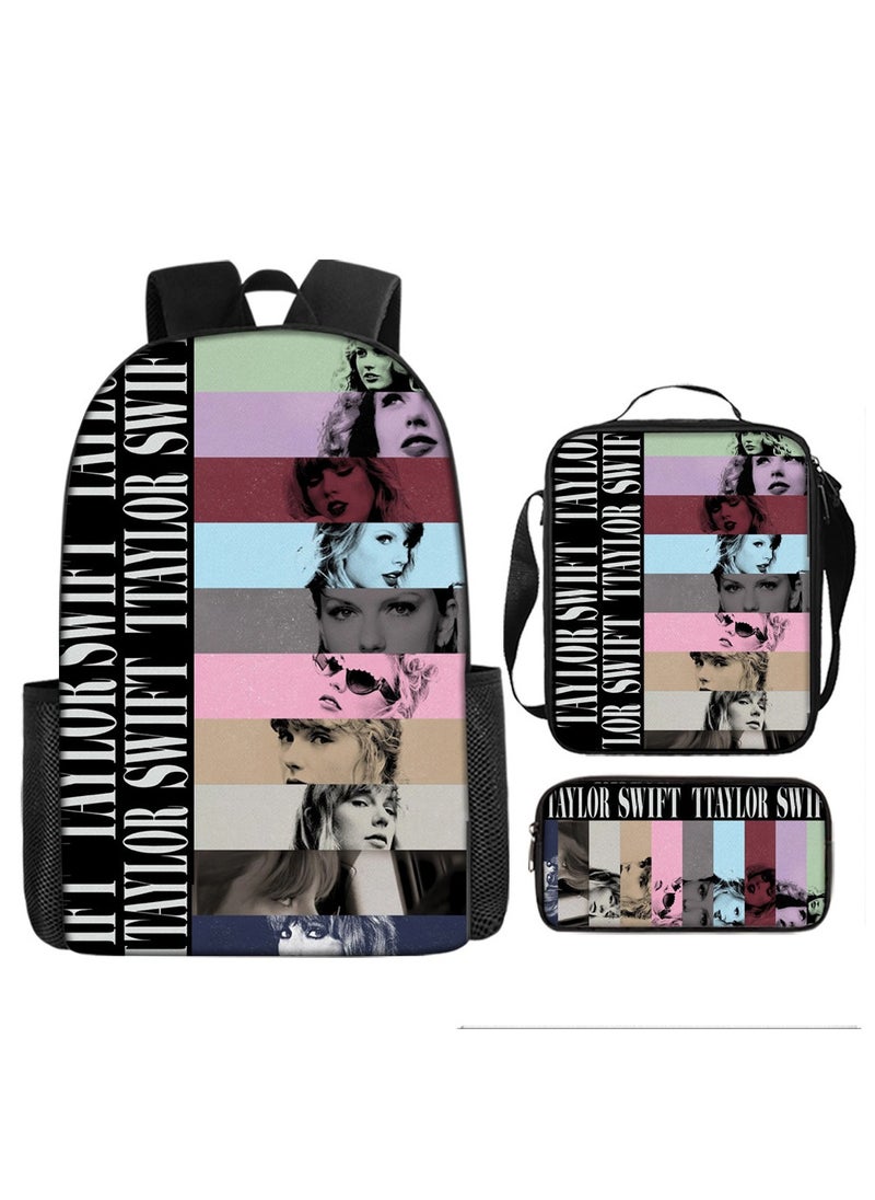 Taylor Swift Taylor Swift Student School Bag Cartoon Character Backpack 29*16*42 cm 