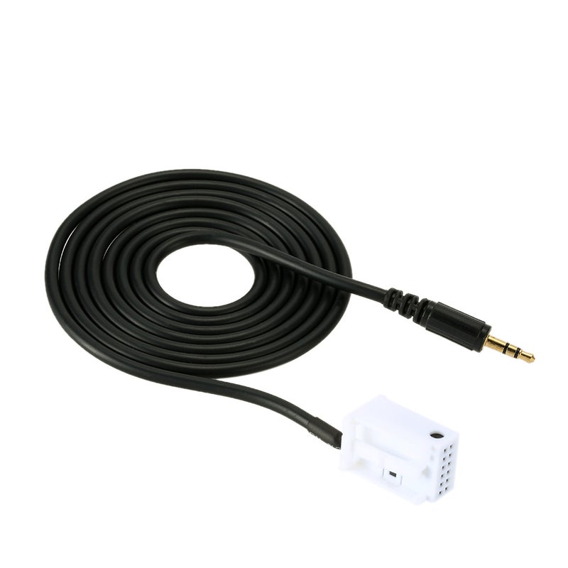 Car AUX Input Mode Cable for iPod Phone MP3 3.5mm AUX-in Audio Music Adapter Cable for Mercedes Benz W169 W203 W209 W251 - Image 1