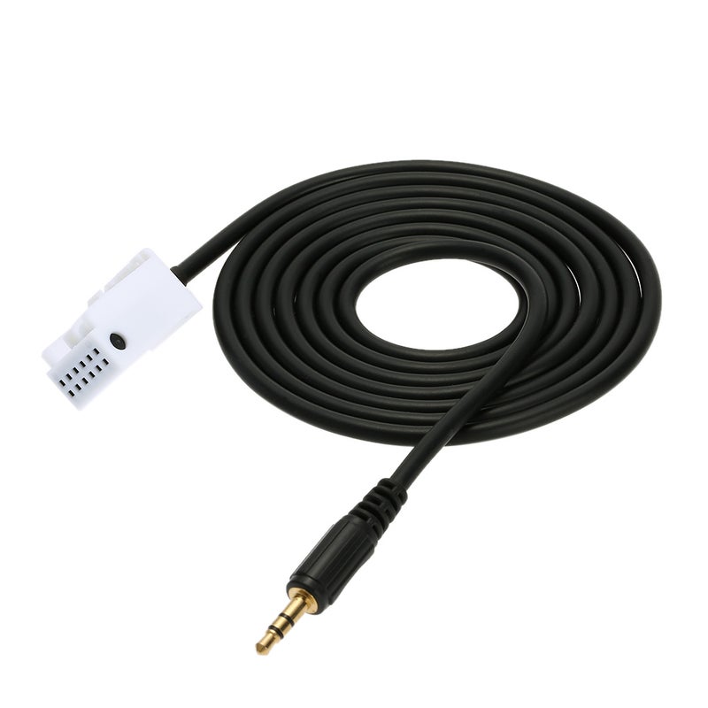 Car AUX Input Mode Cable for iPod Phone MP3 3.5mm AUX-in Audio Music Adapter Cable for Mercedes Benz W169 W203 W209 W251 - Image 2
