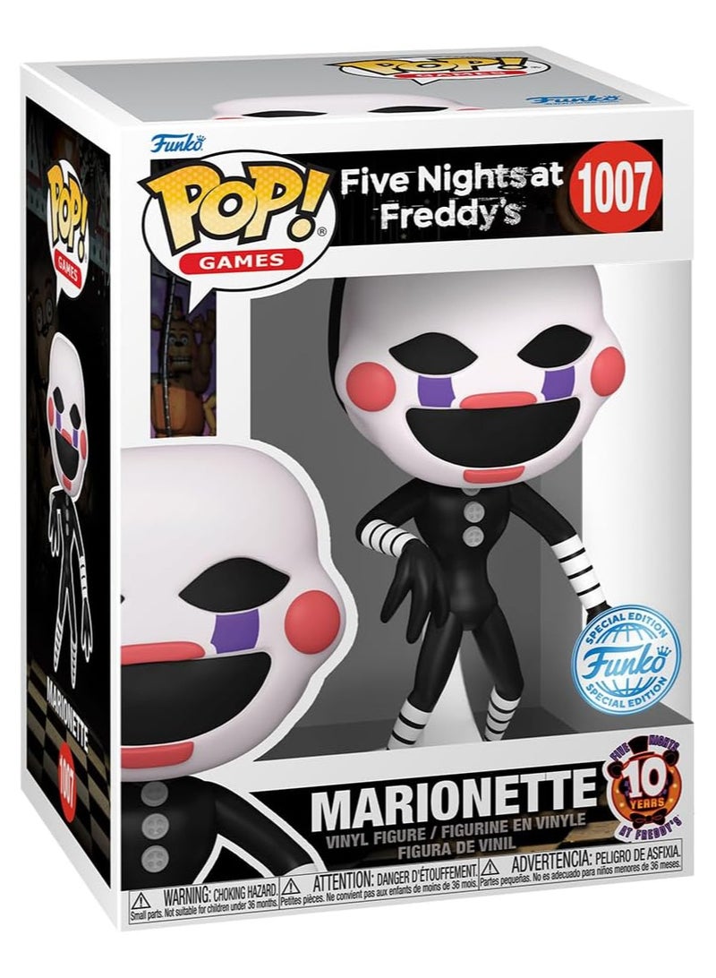 Funko Pop! Games: Five Nights at Freddy''s 10th Anniversary - Marionette (Exclusive) (1007) - Image 2