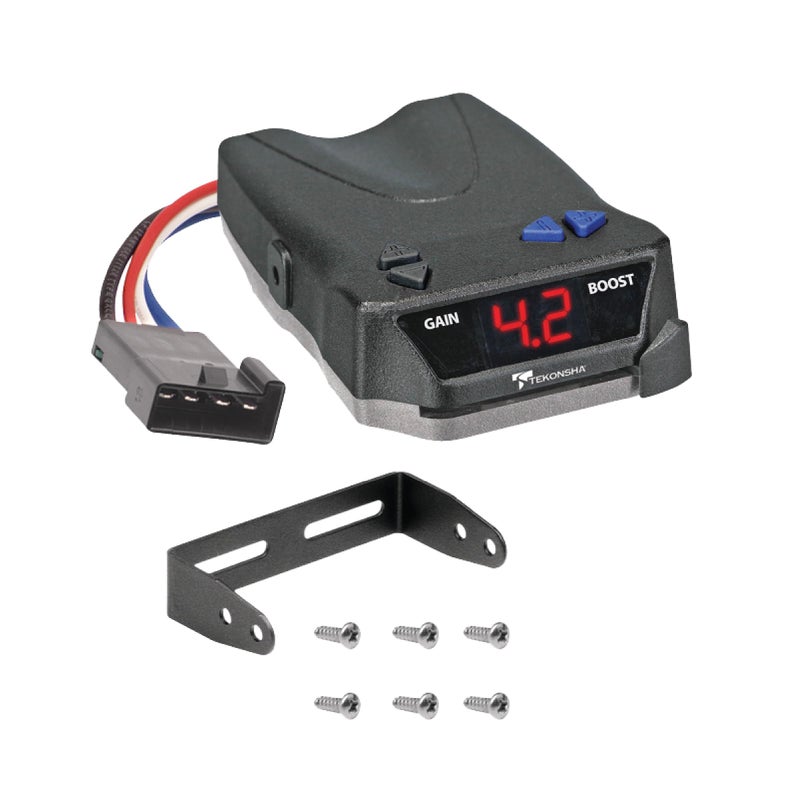 TEKONSHA 8508220 BrakeEVN Proportional Brake Controller for Trailers with 14 Axles Compatible with Ford GM Chevy Dodge RAM Toyota Wiring Harness is NOT Included