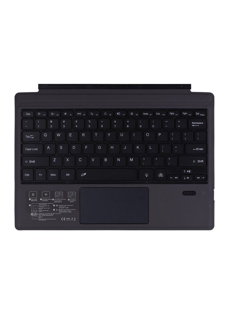 Generic - Bluetooth Wireless Keyboard for Surface Pro 3-7 1089D-C black surface pro3/4/5/6 Universal with backlight - Image 1
