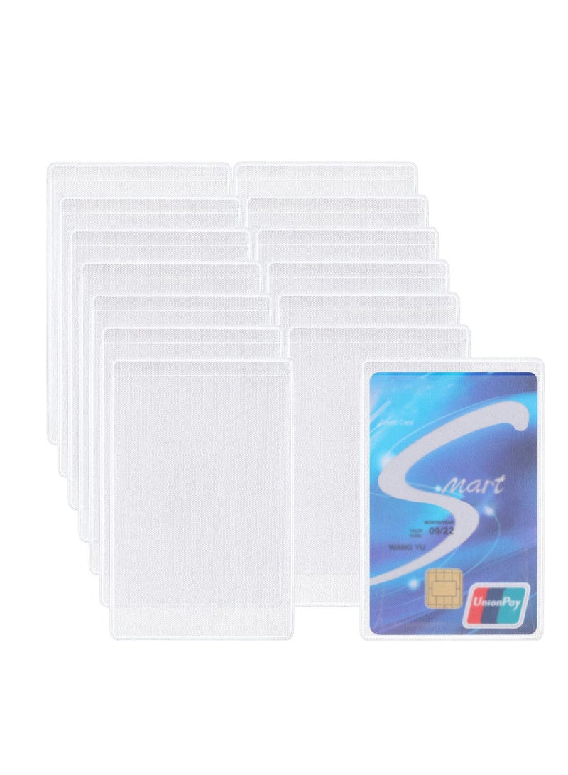 جيوستوس أكمام بطاقة ائتمان شفافة ، حامل بطاقة الائتمان 50pcs حامل بطاقة ائتمان واضحة لبطاقة بطاقة الائتمان الحامي. - Image 1