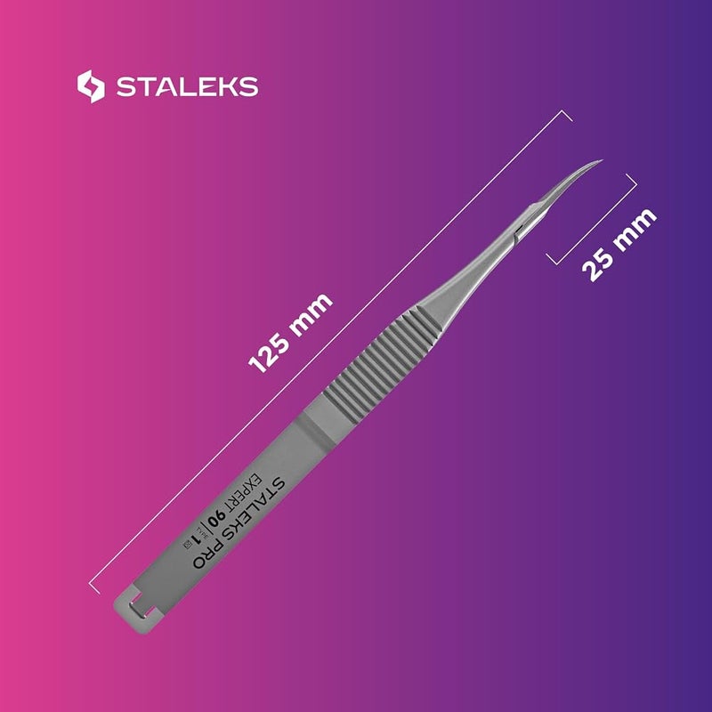 STALEKS PRO Expert 90 Type 1 Professional Cuticle Micro Scissors for Manicure - Model SE-90/1 - Image 5