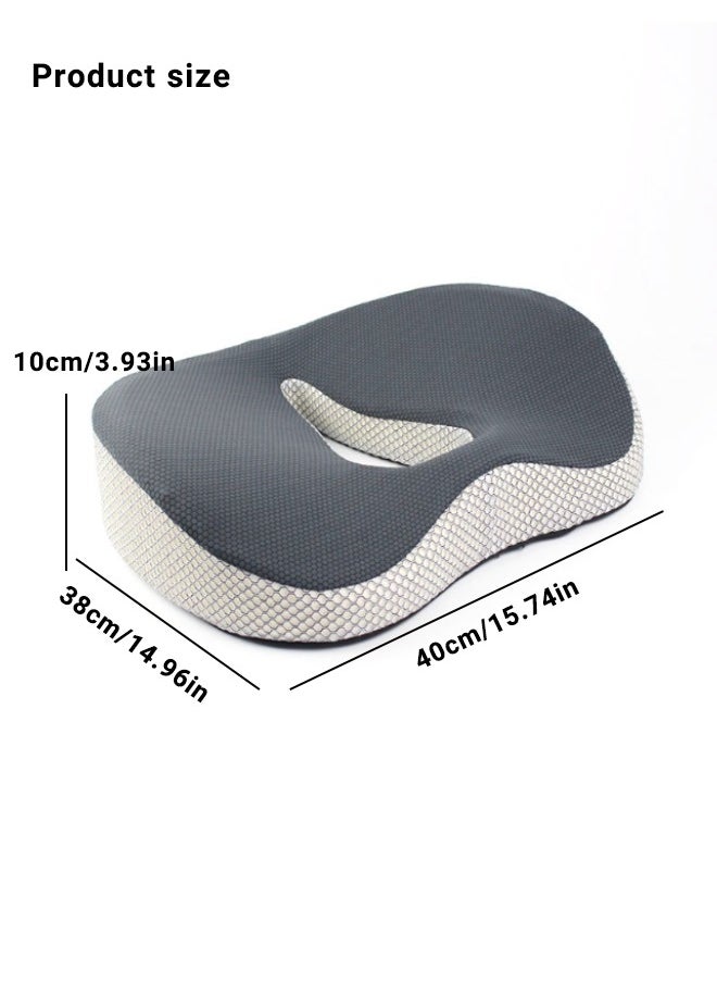 Super ZYouth - Memory Foam Seat Cushion for Protecting Coccyx and Correcting Sitting Posture, Non-slip, Portable, Breathable, Suitable for Cars, Student Desks, Office Chair Cushions - Image 1
