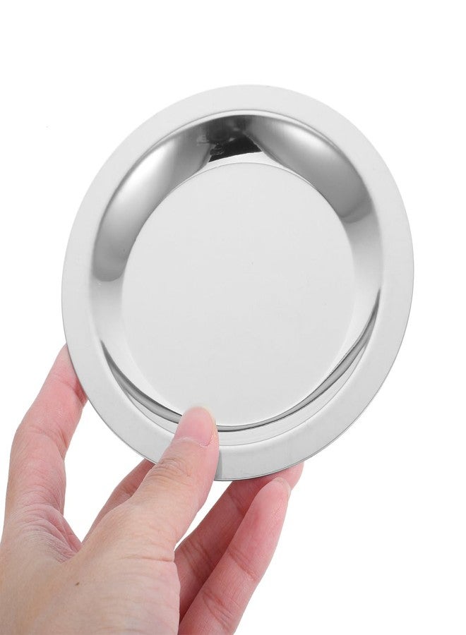 أموسفون مجموعة قواعد أكواب النبيذ من الفولاذ المقاوم للصدأ من أموسفن، 5 قطع - قاعدة بقطر 3 بوصات، مناسبة لطاولات الطعام، أكواب القهوة، أطباق الصلصة، وأطباق التقديم. - Image 5