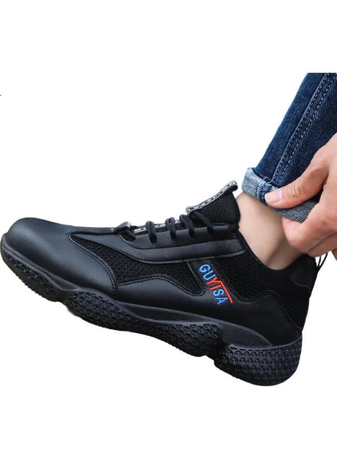 WELDON Weilun Shield Men'S Safety Shoes Anti-Smashing Anti-Piercing Wear-Resistant Lightweight Soft Bottom Insulated 10Kv Work Safety Shoes 2133T Size 44 - Image 1