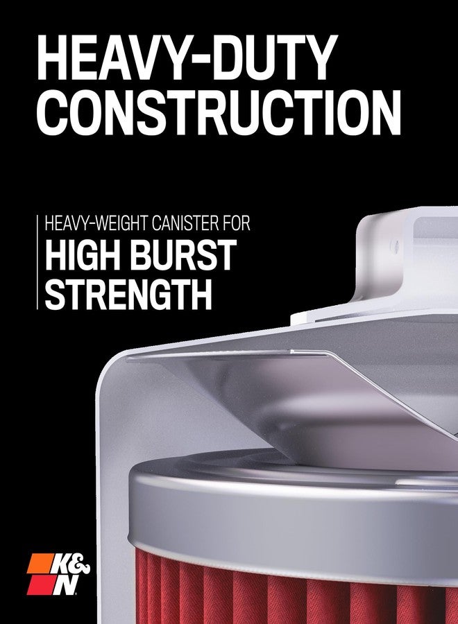 كيه آند إن فلتر زيت دراجة نارية K&N: عالي الأداء، ممتاز، مصمم للاستخدام مع الزيوت الاصطناعية أو التقليدية، صامولة قابلة للفك: يناسب بعض طرازات TGB ومركبات ياماها، KN-148 - Image 4