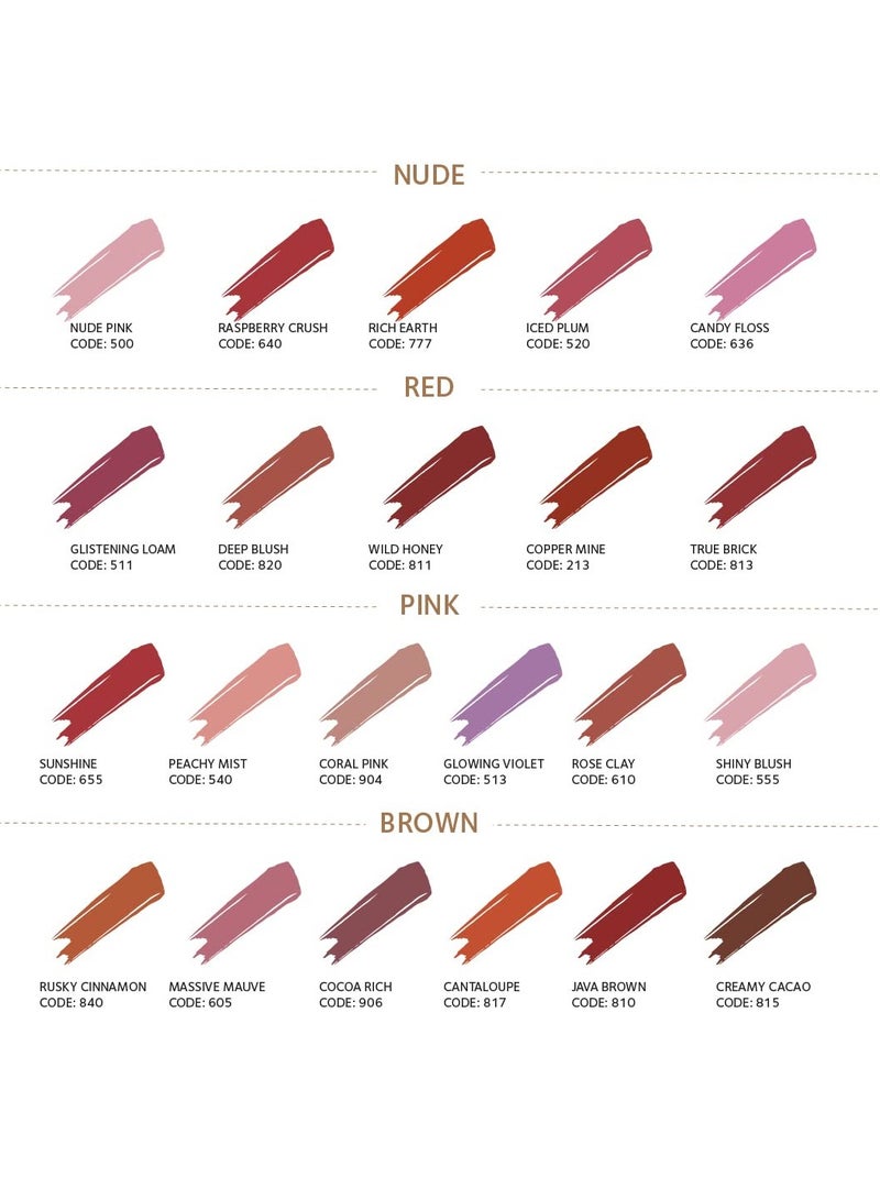 SoulTree Ayurvedic Lipstick Candy Floss 636 4gm - Image 3