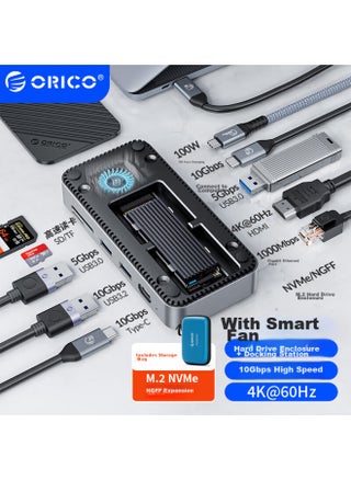 Orico Hard Drive Dock, Type-c M.2 Ssd Enclosure, Usb3.2 High-speed Desktop Dock, Hdmi Adapter, Compatible With Mac Laptops, Dpm2p9-v1 - pzsku/ZE717FAFB9135726FD451Z/45/1751012152/792008a0-611a-4e74-ba35-843d44b48c71