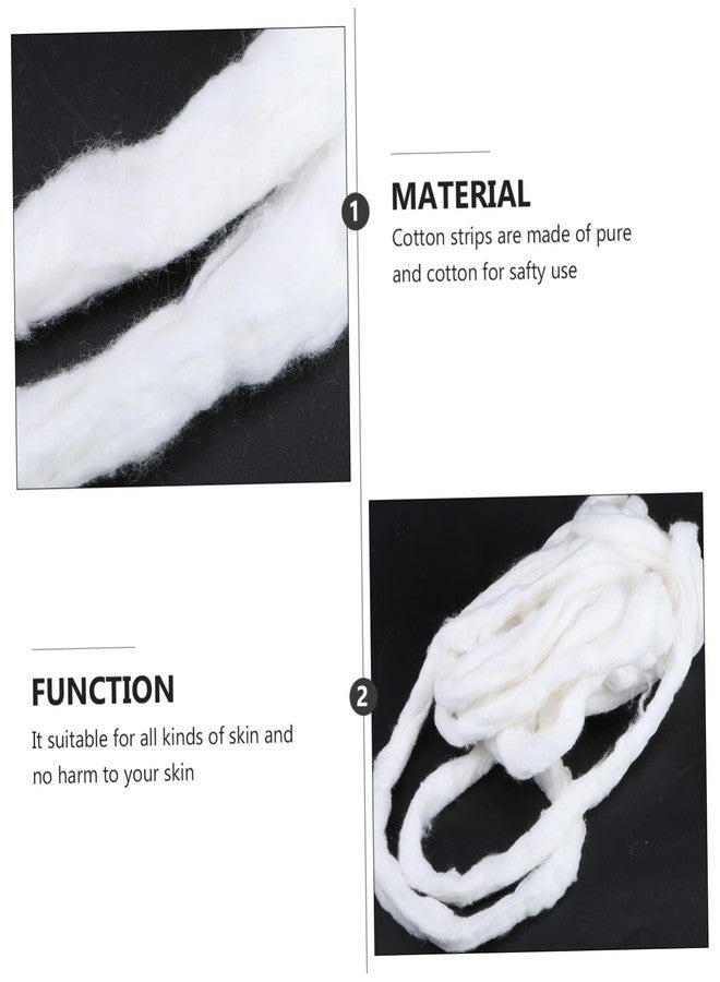FOMIYES Pure Cotton Perm Strips for Hair Coloring Absorbent Cotton Strips for Makeup Removal Skin Care and Manicures - Soft and Sturdy Rolls - Image 5