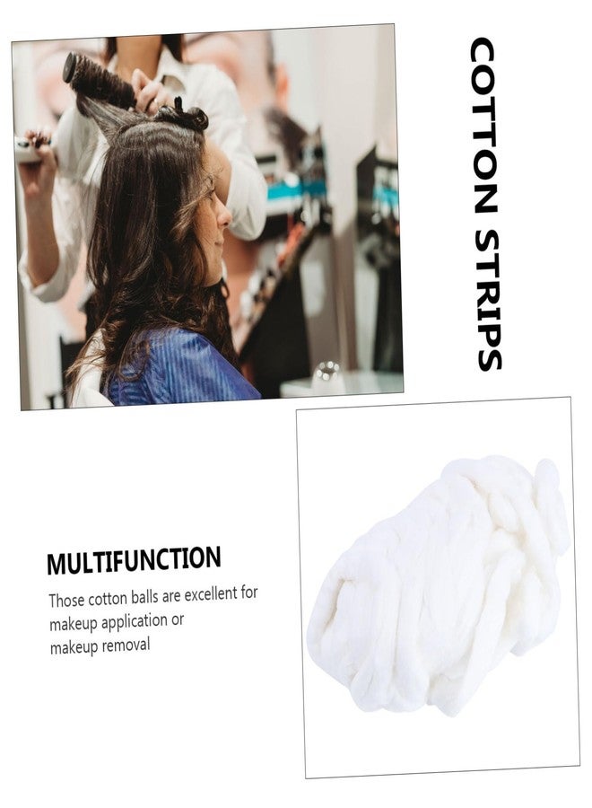 FOMIYES Pure Cotton Perm Strips for Hair Coloring Absorbent Cotton Strips for Makeup Removal Skin Care and Manicures - Soft and Sturdy Rolls - Image 2
