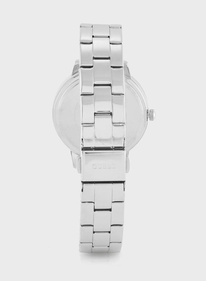 جس ساعة يد ثري أوف هارتس بعقارب وسوار من الفولاذ - Image 4