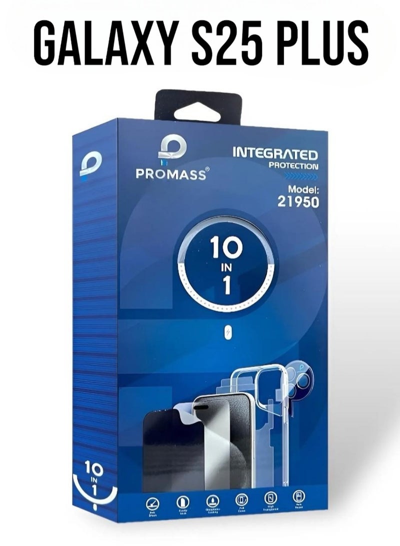 PROMASS The original integrated protection package for the Galaxy S25 Plus, resistant to breakage and scratches, from Promas - Image 1