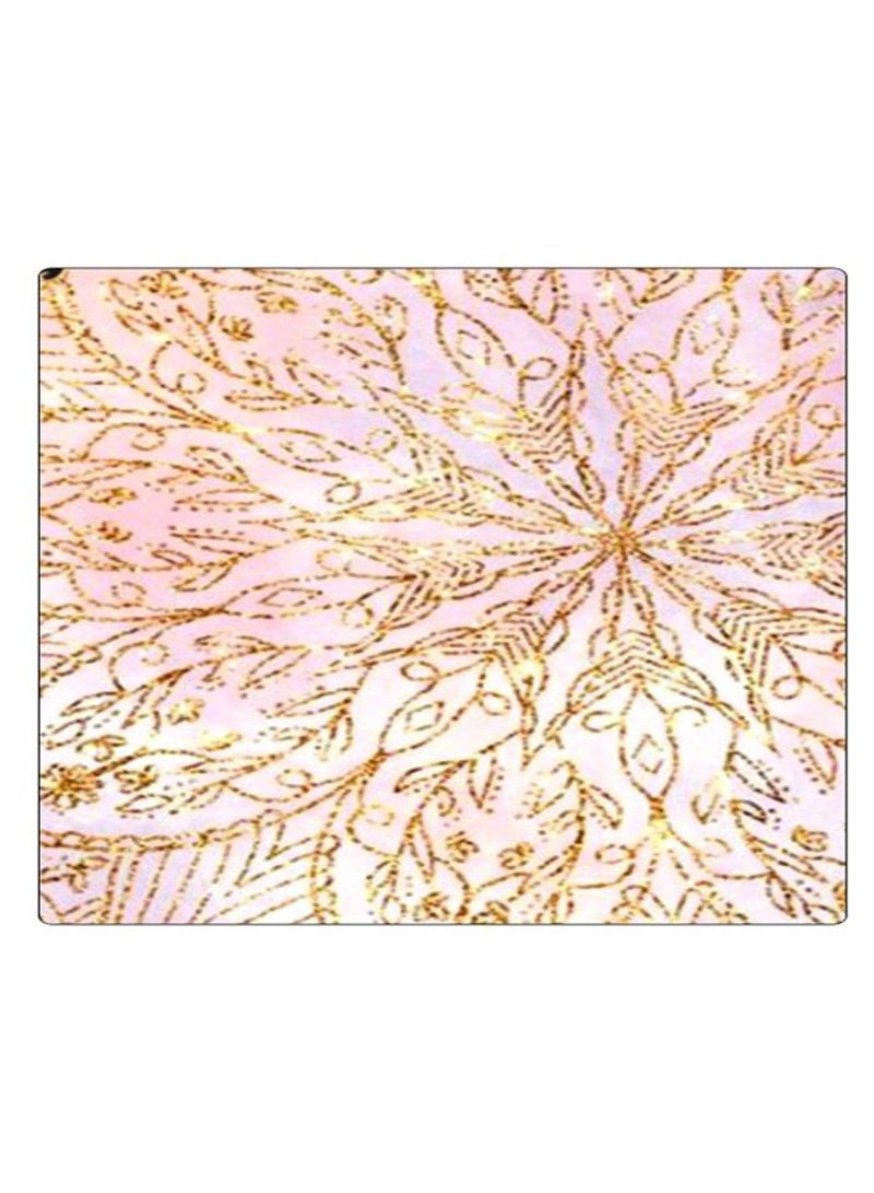 RKN Printed Anti-Slip Gaming Mouse Pad Pink/Gold