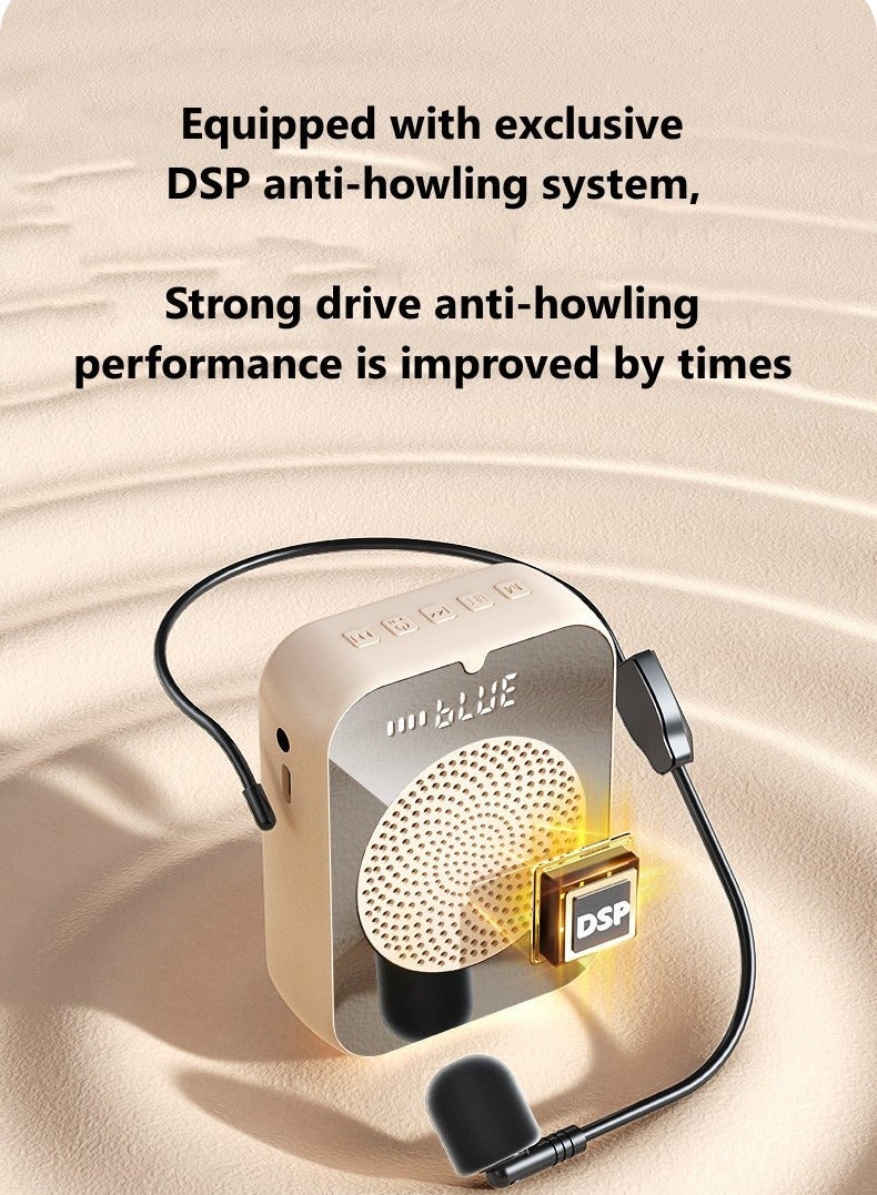 Mirror Amplifier for Wired Microphone Headset, Personal Microphone Voice Amplifier, Speaker for Teachers, Guide/Coaching Conference/Yoga/Fitnessï¼Pinkï¼ - Image 3